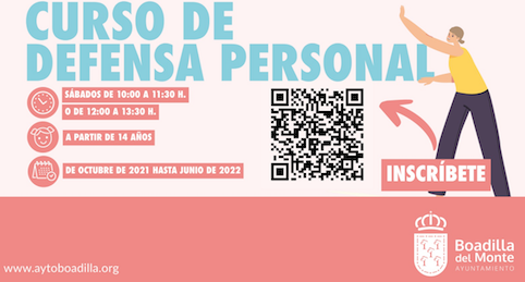 Curso gratuito de defensa personal femenina en Boadilla