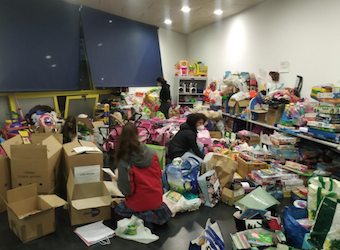 La recogida solidaria de Las Rozas llega a más de 100 familias 