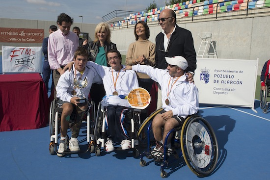 Madrid, subcampeona de España de tenis en silla