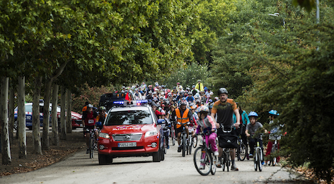 Más de 600 ciclistas pedalearon en la Fiesta de la Bici de Pozuelo