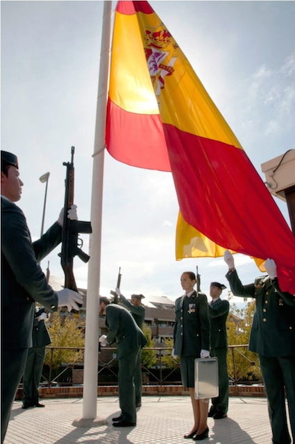 Homenaje a la Bandera de España en Majadahonda