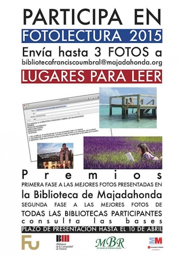 La Biblioteca Francisco Umbral se une al concurso “Fotolectura 2015”