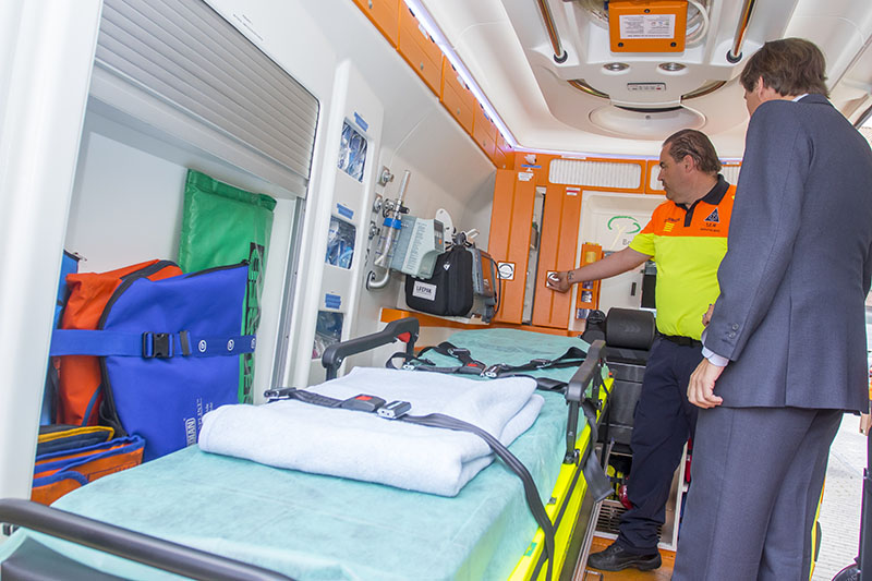 Nueva ambulancia para la red de emergencias de Boadilla