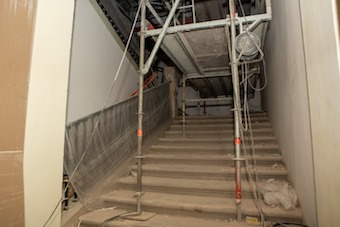 Restauración de las escaleras del Palacio de Boadilla