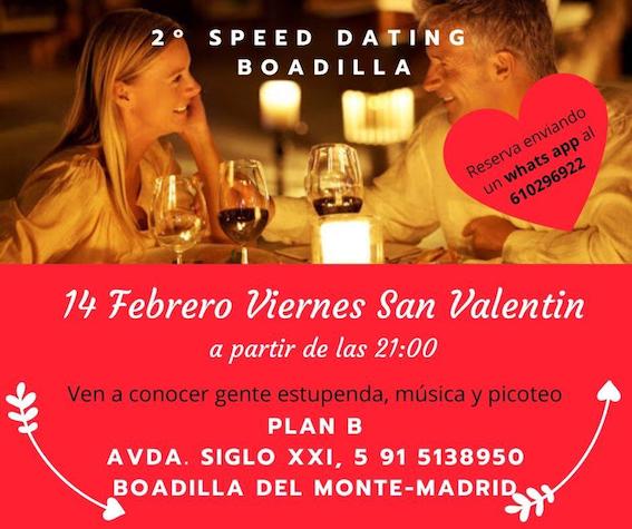 Speed Dating en Boadilla por San Valentín