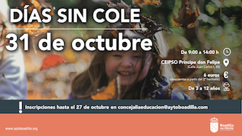 El 31 de octubre, Día sin cole, pero con actividades en Boadilla