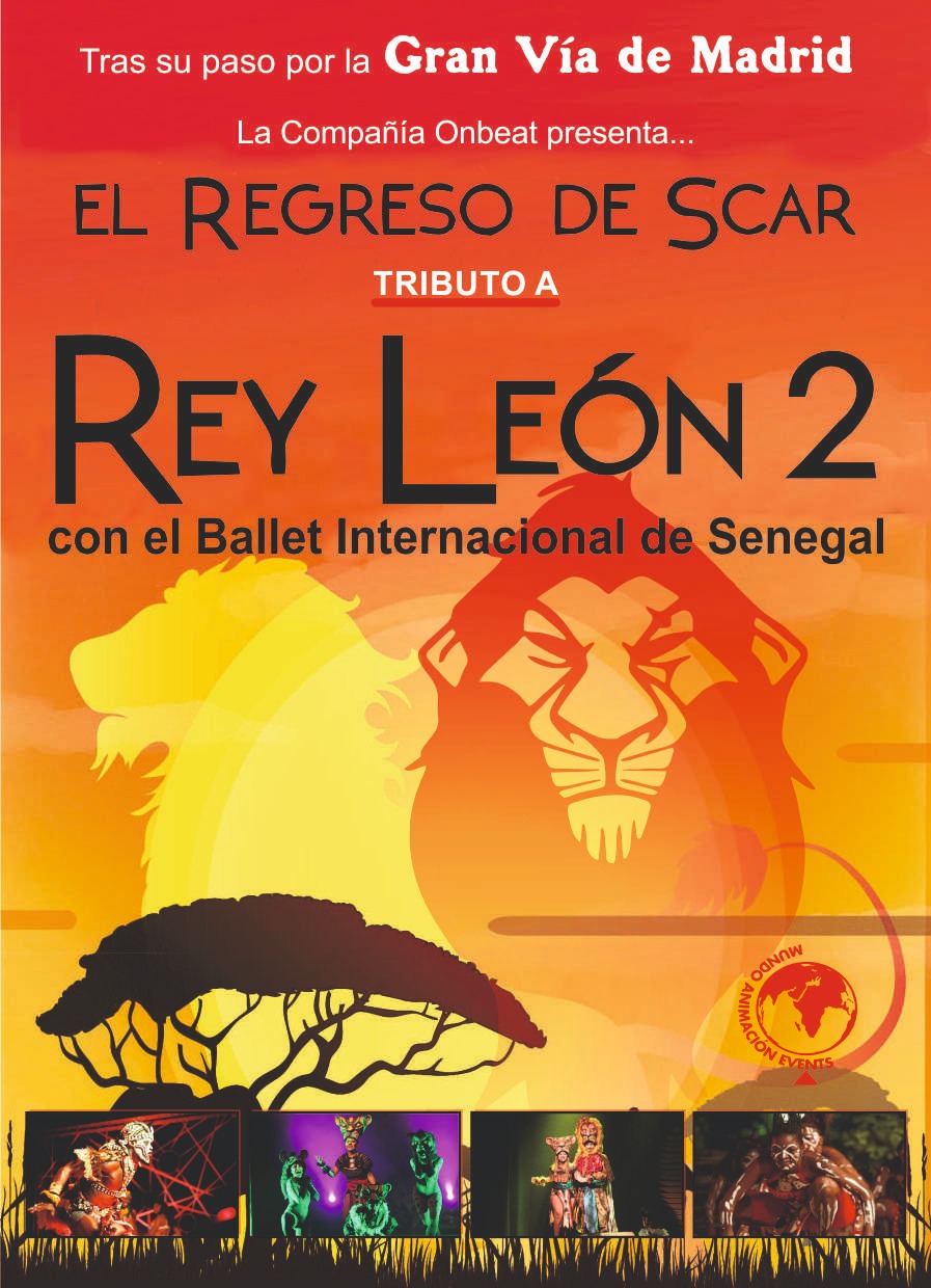 A la venta las entradas del musical Tributo a El Rey León 2 en Boadilla