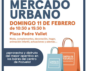 El Mercado Urbano se celebrará en la Plaza del Padre Vallet el próximo domingo