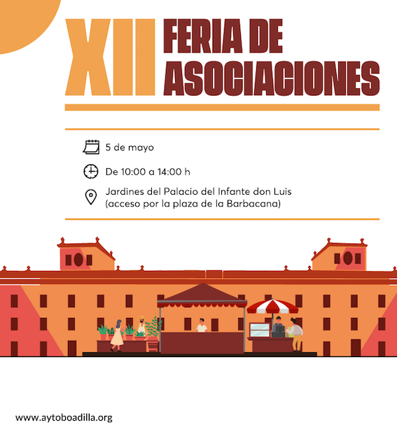 Boadilla celebrará la Feria de Asociaciones en los jardines del Palacio el 5 de mayo