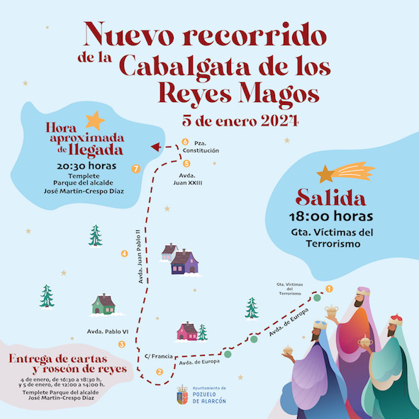 La Cabalgata de Pozuelo de Alarcón estrena recorrido