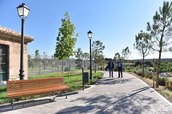 Nuevo acceso peatonal para la Casa de Aves de Boadilla