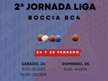La segunda Jornada de la Liga Boccia BC4 se juega este fin de semana en Las Rozas