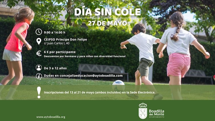 El CEIPSO Príncipe D. Felipe de Boadilla abrirá sus puertas el próximo 27 de mayo