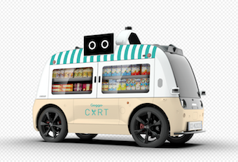 Un food truck sin conductor circulará por primera vez en España por el centro de Las Rozas