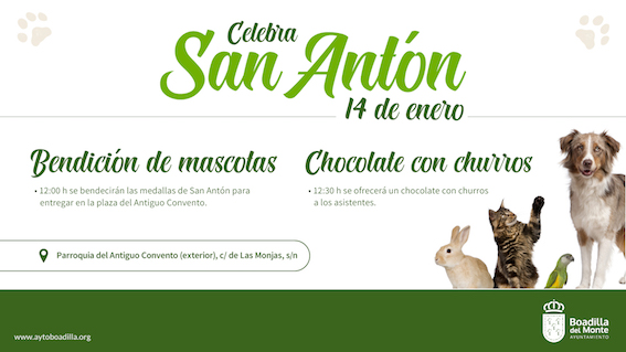 Boadilla celebra San Antón este sábado