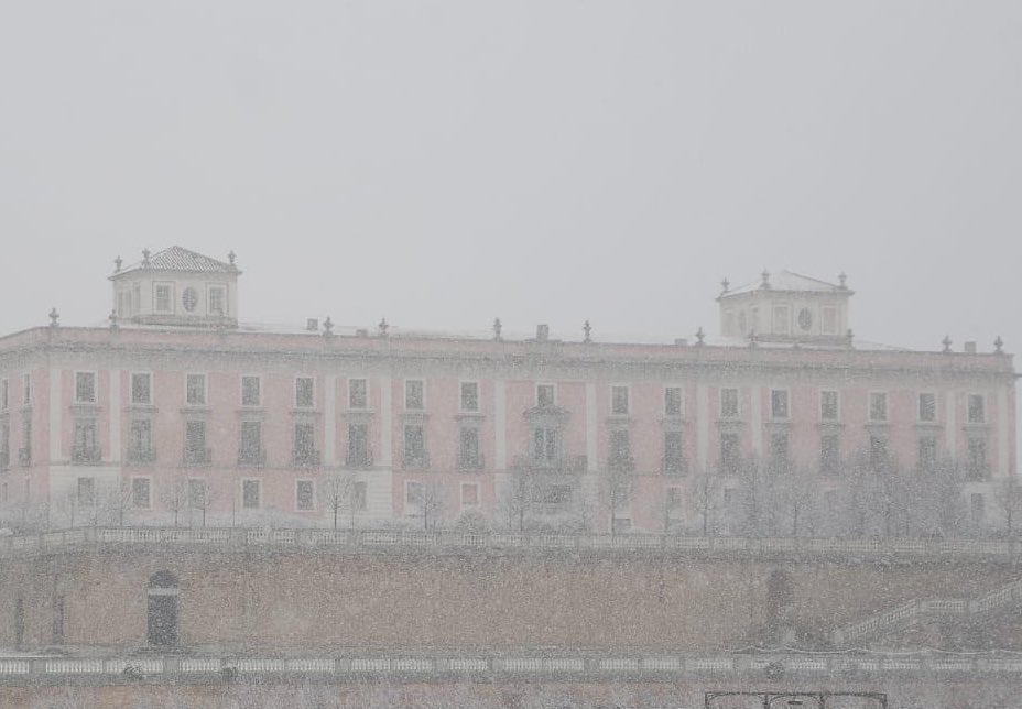 La borrasca Filomena cubre de blanco el oeste de la Comunidad de Madrid