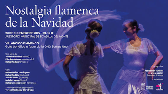 El Auditorio de Boadilla acoge este viernes el espectáculo solidario "Nostalgia flamenca de la Navidad"