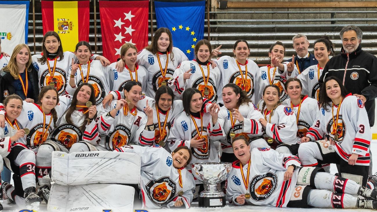 Las chicas del Majadahonda se proclaman campeonas de la Copa de la Reina de hockey sobre hielo