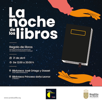 Consigue tu libro gratis hoy en las bibliotecas municipales de Boadilla