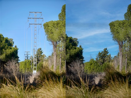 Soterrada la línea eléctrica en la Dehesa de Navalcarbón