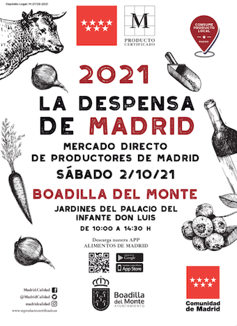 La Despensa de Madrid se instala en el Palacio de Boadilla este sábado