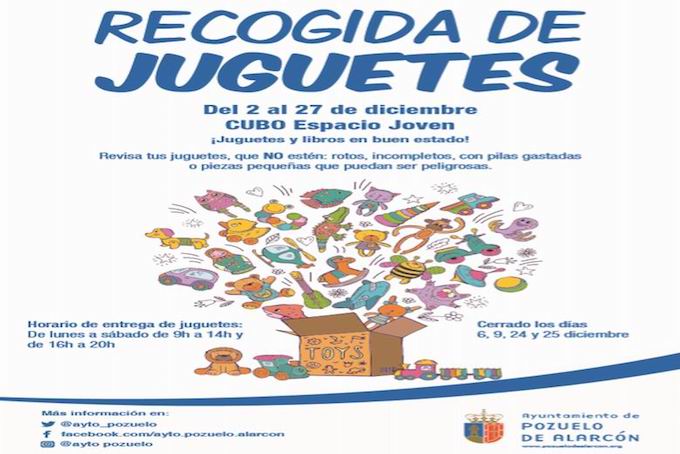 Recogida de juguetes y libros en el CUBO para niños con menos recursos
