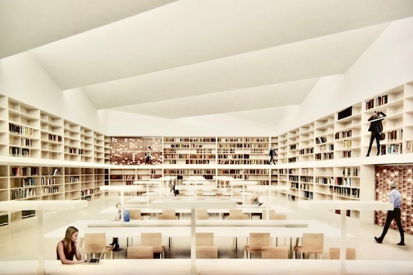 Biblioteca y teatro en un mismo espacio